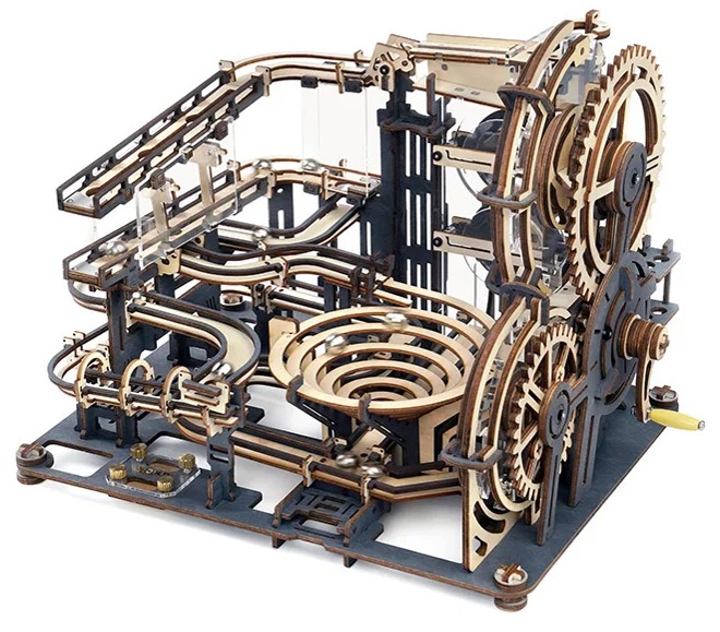 Robotime ROKR Marble Run Educational 3D Wooden Puzzle Iq Puzzle Toys $41.83 Shipped