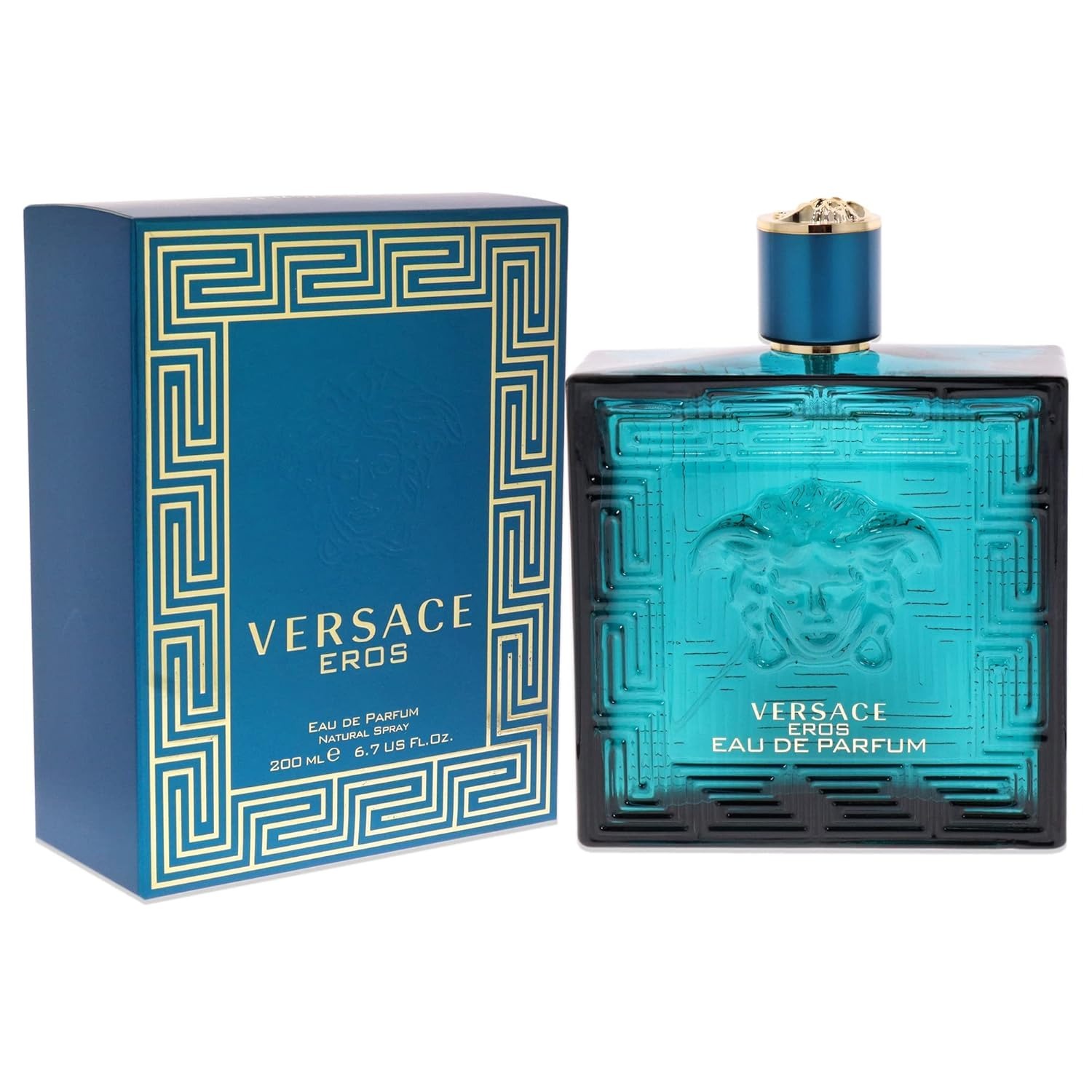 Versace Eros for Men Eau de Parfum Spray, 6.7 Ounce + $10 Amazon Credit Promo $77.4