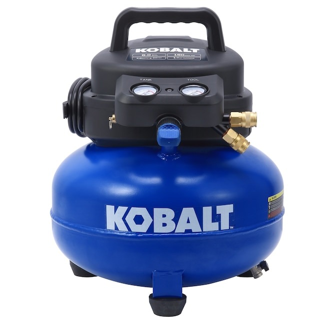 Kobalt 6-Gallons Portable 150 PSI Pancake Air Compressor Lowes.com - $99.99