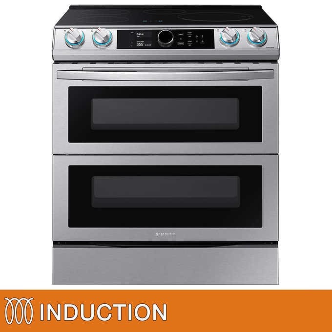 Samsung 6.3 cu. ft. Smart Slide-In Induction Range with Flex Duo, Smart Dial and Air Fry 2 year warranty - $2149.99