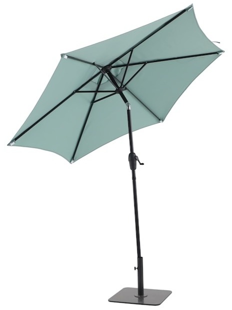 Style Selections 7.5-ft Market Patio Umbrella $29, multiple colors available, free pickup, Lowe's $29