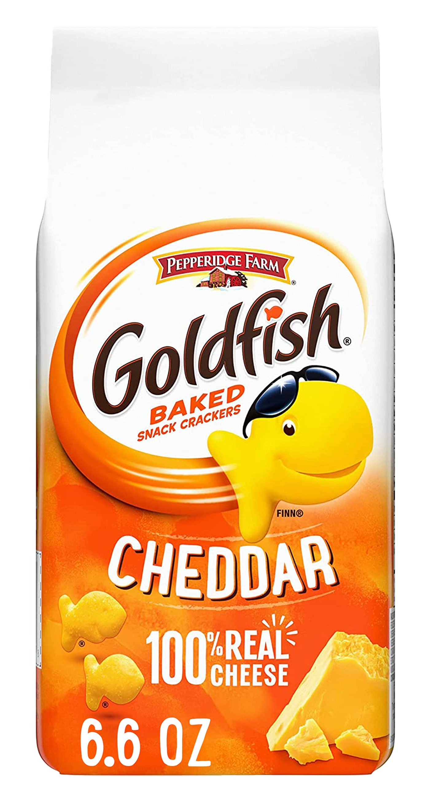 6.6-Oz Pepperidge Farm Goldfish Cheddar Cheese Crackers $1.86 w/ S&S + FS w/ Prime or $35+