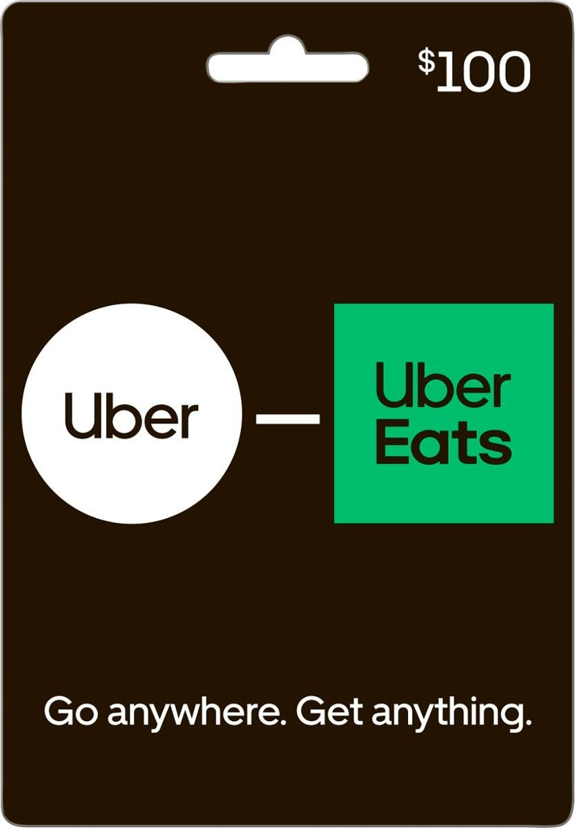 $100 Uber/UberEats gift card, $90, Best Buy $90