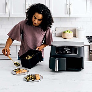 Today only: Ninja Foodi 6-in-1 air fryer with DualZone Technology for $90 -  Clark Deals