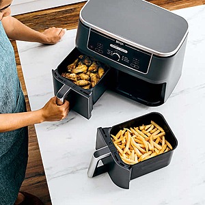 Today only: Ninja Foodi 6-in-1 air fryer with DualZone Technology for $90 -  Clark Deals