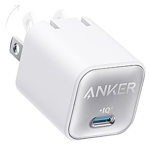 Anker 30W USB-C Nano 3 PPS GaN Charger $13.95  FS Amazon Prime