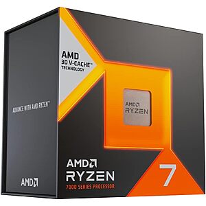 AMD Ryzen 7 7800X3D 8-Core Desktop Processor $321 + Free Shipping