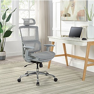 Berkley Jensen Ergonomic Mesh Office Chair With Headrest and Footrest - $129.99 Free Shipping or Pickup @ BJ's Wholesale