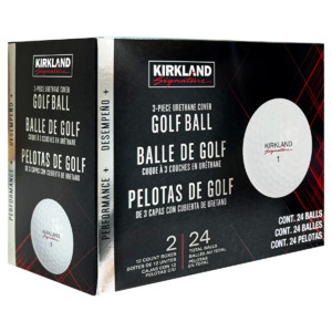 Kirkland Signature Golf Balls 2-dozen, White, Buy 2 Save $  20 - $  19.99