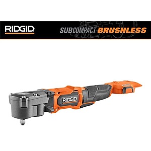 YMMV B&M RIDGID 18V SubCompact Brushless 3/8 in. Right Angle Impact Wrench (Tool Only) R8720B - $  50.03