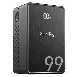 SMALLRIG VB99 SE V Mount Battery 99Wh with USB-C and D-TAP $109.99 @Amazon