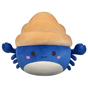 Squishmallows Original 12-Inch Lenore Navy and Tan Hermit Crab - Official Jazwares Plush (Medium-Sized) $7.90