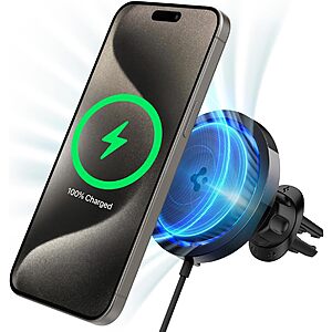 Spigen Fast Charging Phone Car Mounts for Various iPhone and Galaxy Phones starting $12.49 and more + Free Shipping w/Prime or $35+