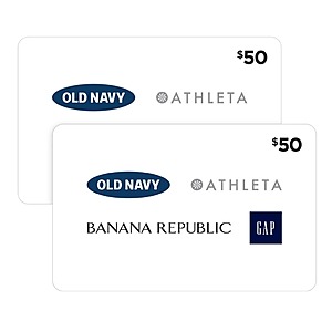Gap Brands $100 gift cards - $79,99 @ Costco $80