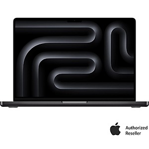Active Military/Veterans: Apple 14 in. MacBook Pro 16GB RAM 512GB SSD with M4 Chip | Silver, Space Black | AAFES