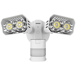 $14: SANSI LED 1800-Lumen Motion Sensor Security Light