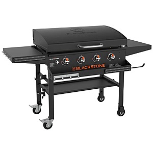 Costco: Blackstone 36 in. Griddle with Hinged Hood, Front Shelf and Soft Cover $369.99