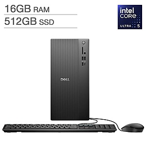 Dell Tower Desktop - Intel Core Ultra 5 225 - 16GB RAM - 512GB SSD - Windows 11 Home $499.99