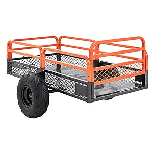SVOPES 15 cu. ft. Steel Garden Dump Cart w/ Removable Sides (1500-lb Capacity) 2 + Free Shipping