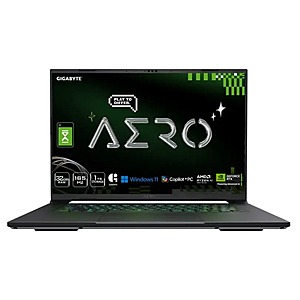 Gigabyte Aero X16 Laptop: Ryzen AI 7 350, 16" 1600p 165Hz, RTX 5060, 32GB DDR5 $1050 + Free Shipping
