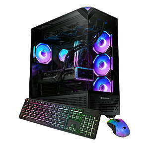 iBUYPOWER Element Pro Gaming PC Desktop - AMD Ryzen 7 7800X3D, NVIDIA GeForce RTX 5070 12GB, 32GB DDR5 RGB RAM, 1TB NVMe SSD 99.99