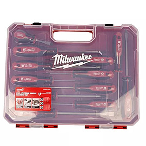 Milwaukee Set of 12 Tri-Lobe Screwdrivers $33.04
