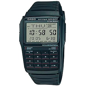 Casio DBC32-1A Men's Vintage Data Bank Digital Watch 