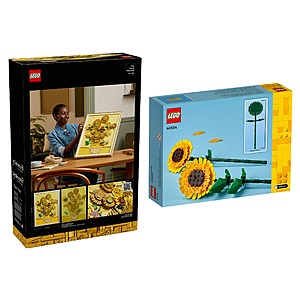 Costco Members: LEGO 2615-Pc Art Vincent Van Gogh Sunflowers + 191-Pc Sunflowers 0 + Free Shipping