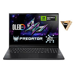 Acer Helios Neo 16S AI: 16" 1600p 240Hz OLED, Ultra 9 275HX, RTX 5070 Ti, 32GB RAM $1499.99 NEW