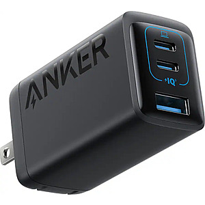 Anker PowerPort III GaN II 3-Port up to 65W Wall Charger w/ 2x USB-C, USB-A $20 + Free Shipping