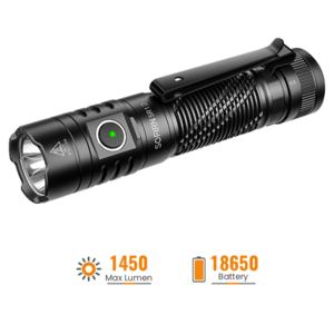 Sofirn SR12 EDC Rechargeable Flashlight, 1450 lumens, 430 yd reach; free S&H; $14.99 after codes