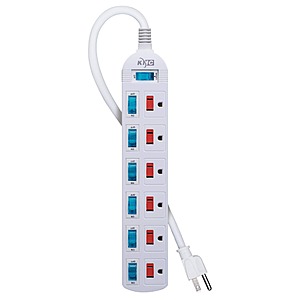 KMC 6-Outlet Power Strip