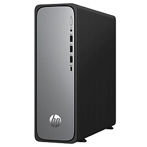 New Open Box HP S03-0003W OmniDesk Slim Desktop PC i3-14100 8GB DDR5 512GB SSD Win 11 Home Meteor Silver + Free Shipping $211.41