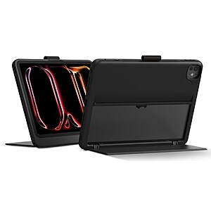 Zagg Denali Tablet Case w/ Stand for 11" or 13" Apple iPad Pro M4, M5 (Black) $10 + Free Shipping