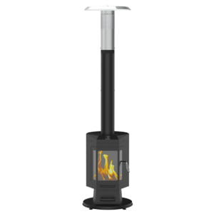 FlamePro 81&rdquo;H Steel Patio Pellet Heater $199.99 Free Delivery Costco.com