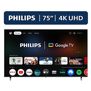 75" Philips 75PUL7552/F7 4K UHD 60Hz Smart LED Google TV $378 + Free Shipping