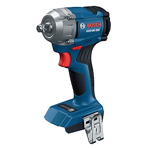 BOSCH 18V Brushless 1/2" Mid Torque Impact Wrench (Bare Tool) $89 + Free Shipping