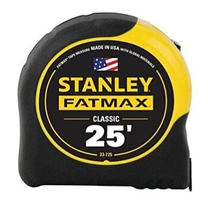 Stanley 25 ft. 1-1/4 in. FATMAX Classic Tape Measure $10 at Acme Tools