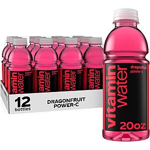 vitaminwater Power-C Dragonfruit Nutrient Enhanced Flavored Water Beverage, 20 fl oz Bottles, 12 Pack x 3 $36.65 S&S Inst. Savgs. Free Ship