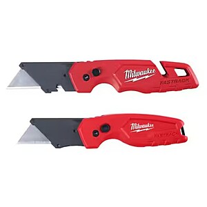 2-Pack 6.87" Milwaukee Fastback Compact Folding Utility Knife Set (Red) $15.95 + Free S&H