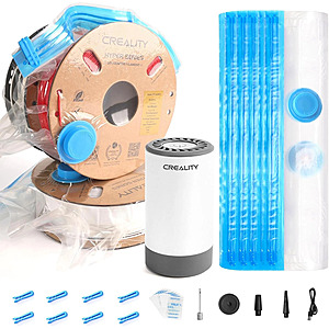 8-Pk 40 x 40cm Creality 3D Printer Filament Reusable Vacuum Storage Bags Kit $10.80 + Free S&H