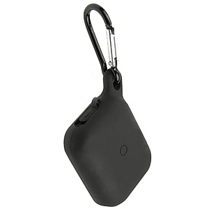 onn. AirPods 2nd Generation Water Resistant Case w/ Carabiner (Black) $1 