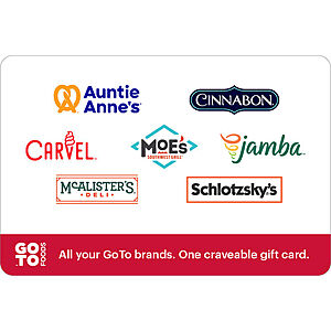 15-20% off Gift Cards till 6/14/26 & 6/21/26 - H&M, Dave Busters, Nordstrom Rack, Rubios, Golden Corral  Main Event, Moe's, Auntie Anne's, Jamba, Carvel, Schlotzsky