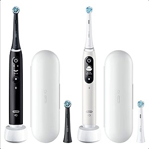 Oral-B iO Series 6 Ultimate Clean Rechargeable Electric Toothbrush, 2-pack $169.99 + $4.99 shipping Costco.com $175