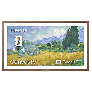 Hisense Hi-QLED S7 CanvasTV Series 4K UHD Google Smart Art TV: 55" $700, 50" $650 & More + Free S&H