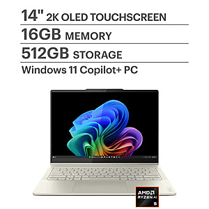Open Boxes: Lenovo Yoga 7 2 in 1: 14" FHD+ OLED Touch, Ryzen AI 5 340, 16GB LPDDR5, 512GB SSD $460.99