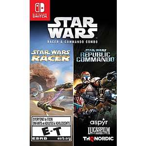 **Star Wars: Racer + Commando Combo (Nintendo Switch) – $13 at Walmart (Was $29.99)**
