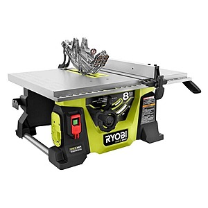 Ryobi ONE+ HP 18V Brushless Cordless 8-1/4 in. Compact Portable Jobsite Table Saw (Tool Only) $234