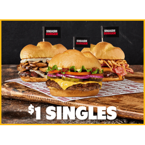 Smashburger Single Smash for $1 on 9/18