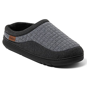 Dearfoams Cozy Comfort Men's Lounge Clog Slipper Dark Grey -  $10